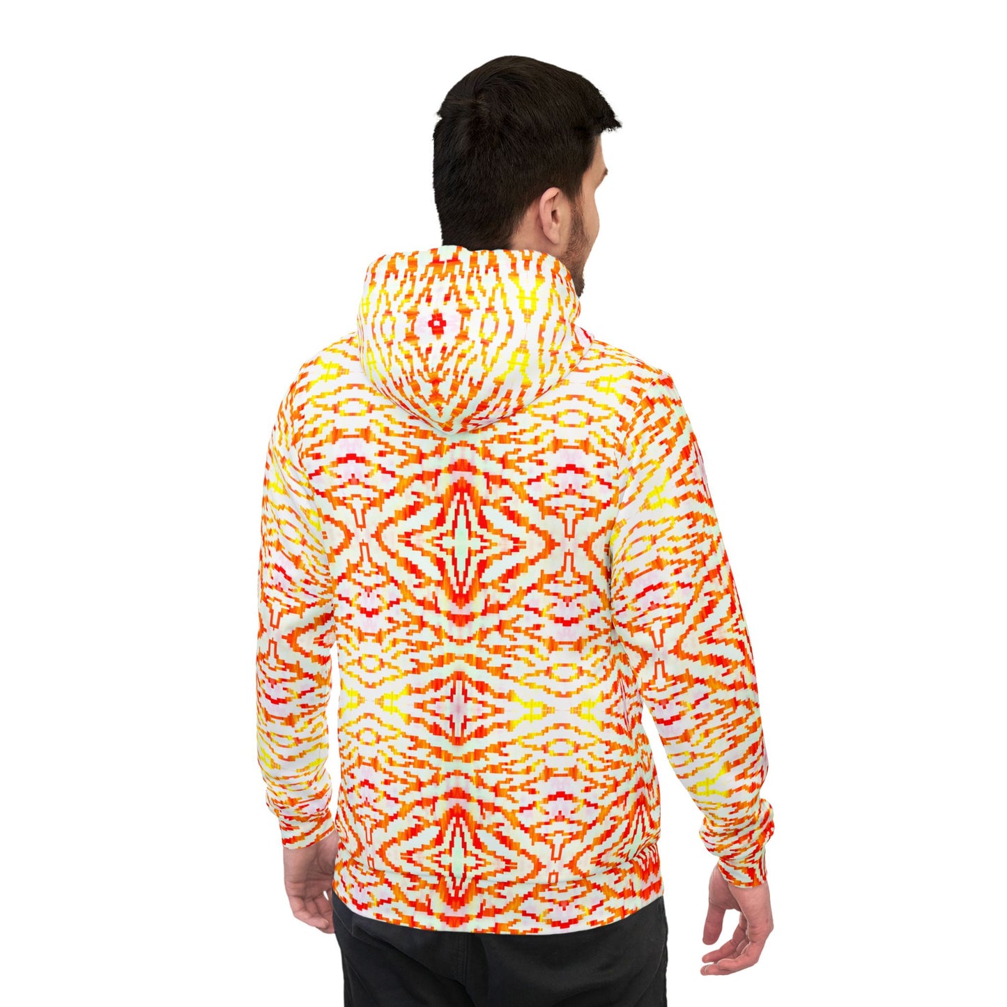 "Fragmented Flame" hoodie