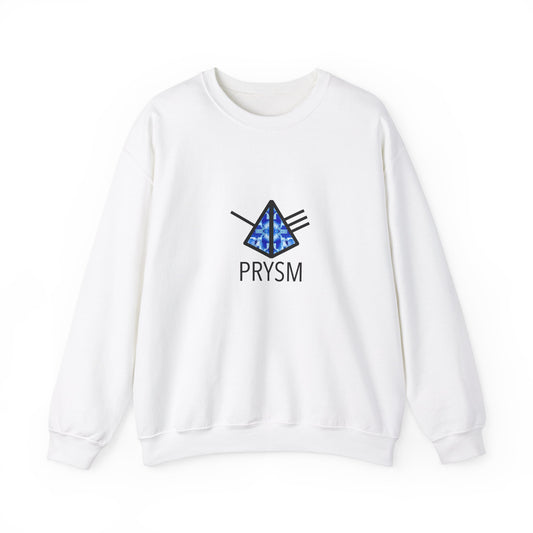 White Prysm Logo Crewneck: Cold Mold